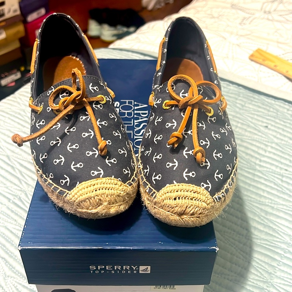 Sperry top-sider nautical anchor shoes